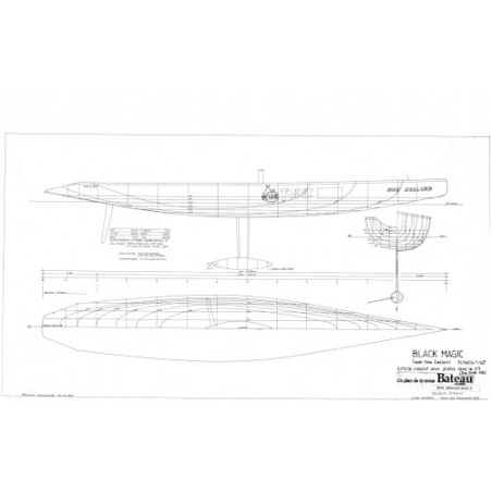 Plan du bateau Black Magic