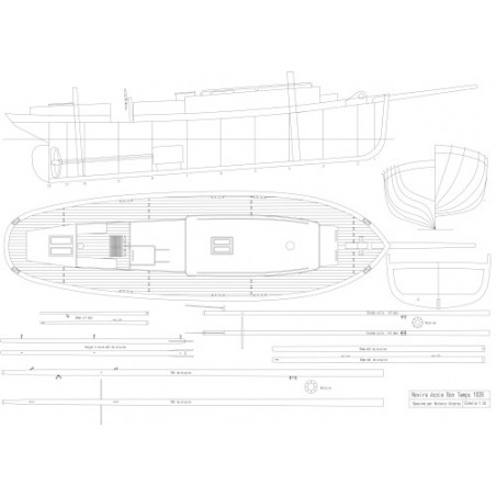 Plan du bateau Bon Temps