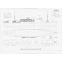 Plan du bateau Brazza
