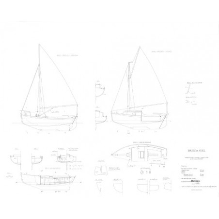 Plan du bateau Breiz et Avel