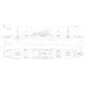 Plan du bateau Caledonien 1/100