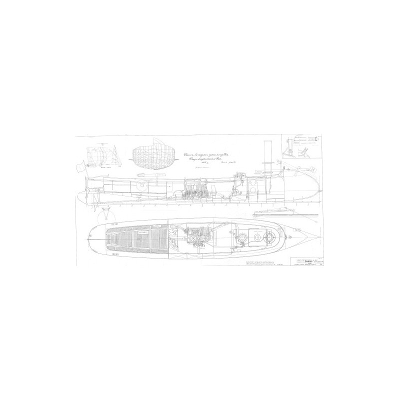 Plan du bateau Canot Porte Torpille