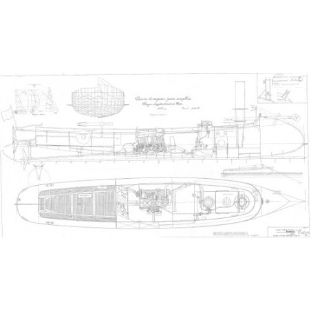 Plan du bateau Canot Porte Torpille