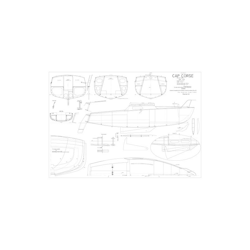 Plan du bateau Cap Corse