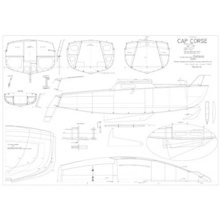 Plan du bateau Cap Corse