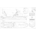 Plan du bateau Chalutier Saint Anne