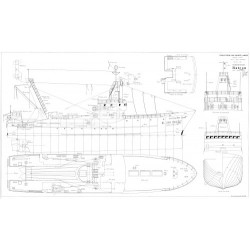 Plan du bateau Chalutier Saint Anne