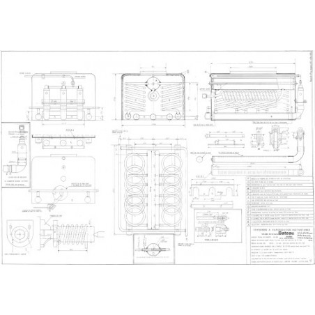 Plan du bateau Chaudiere Vaporosation Instantanee