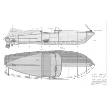 Plan du bateau Cobra 21 1955