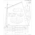 Plan du bateau Diable Bleu Cat Boat