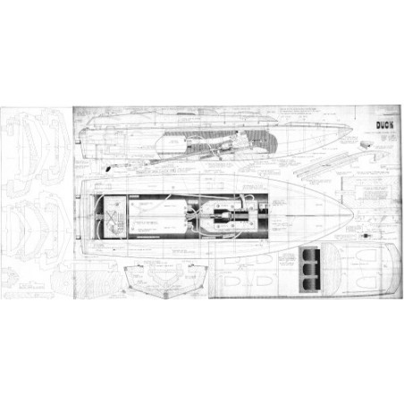Plan du bateau Duck 1