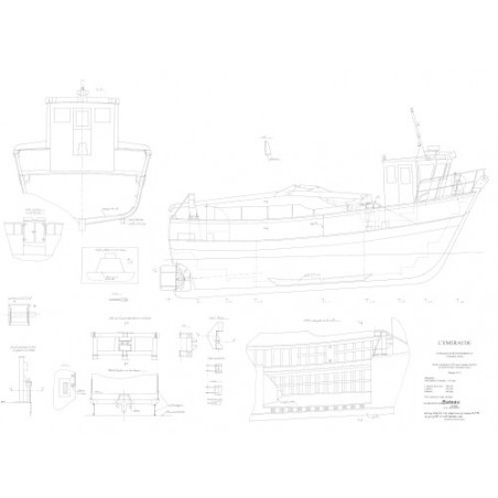 Plan du bateau Emeraude