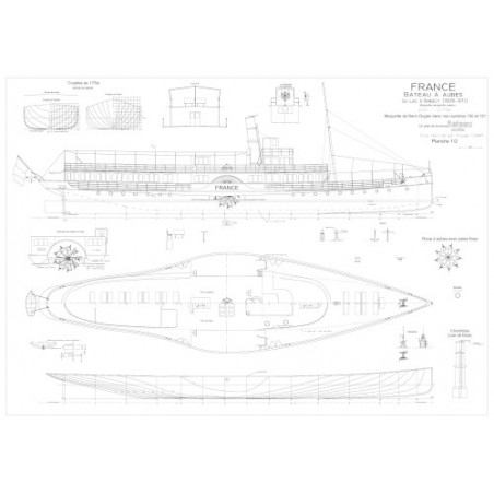 Plan du bateau France Annecy
