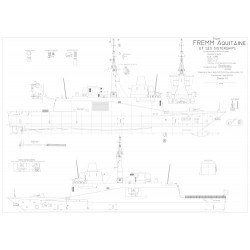 Plan du bateau Fremm