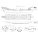 Plan du bateau Galere 36 Bancs À 5 Rameurs