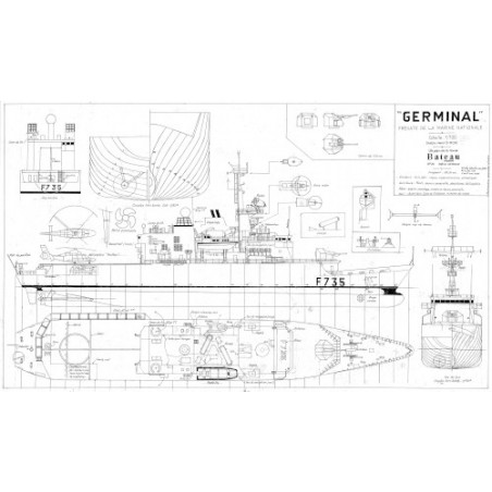 Plan du bateau Germinal