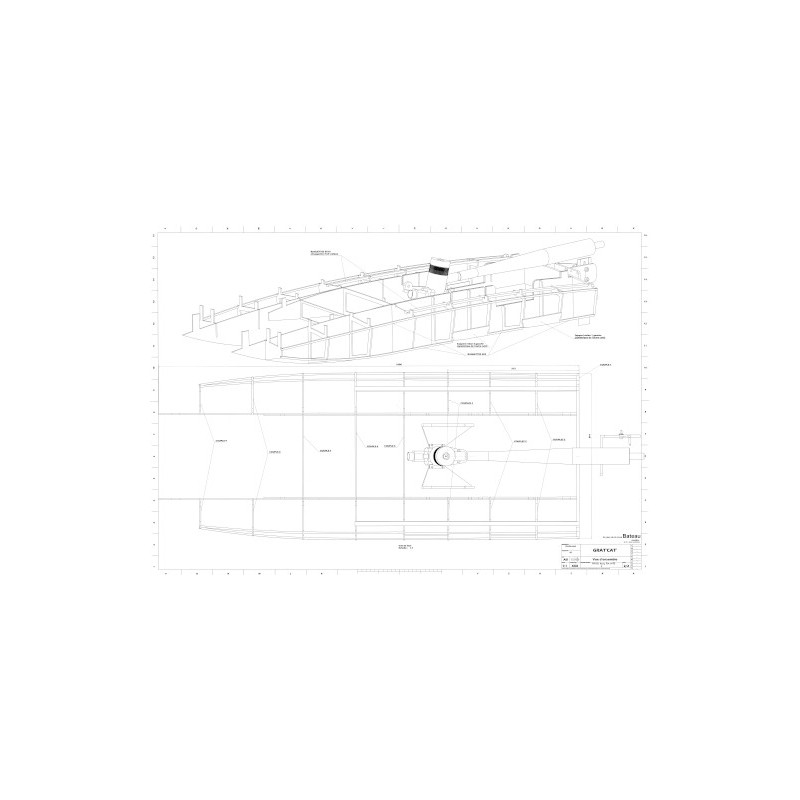 Plan du bateau Grat Cat