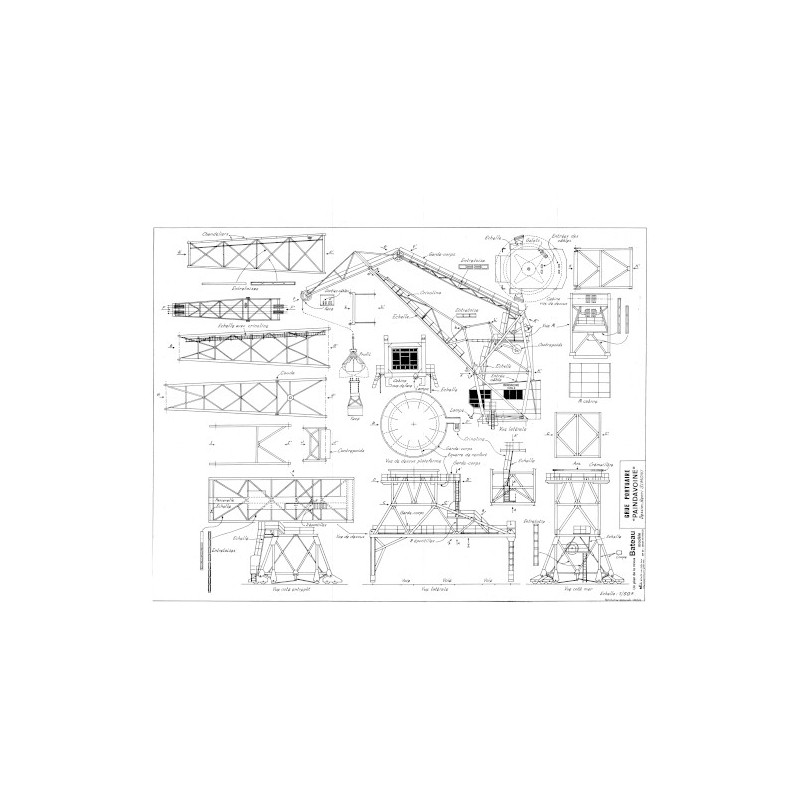 Plan du bateau Grue Paindavoine