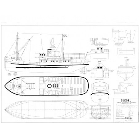 Plan du bateau Guedel