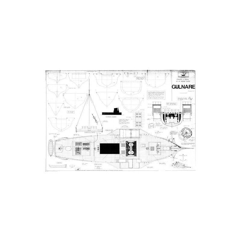 Plan du bateau Gulnare