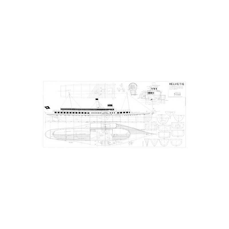 Plan du bateau Helvetie