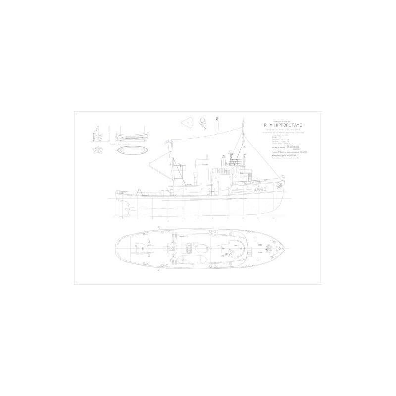 Plan du bateau Hippopotame