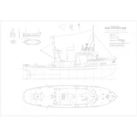 Plan du bateau Hippopotame