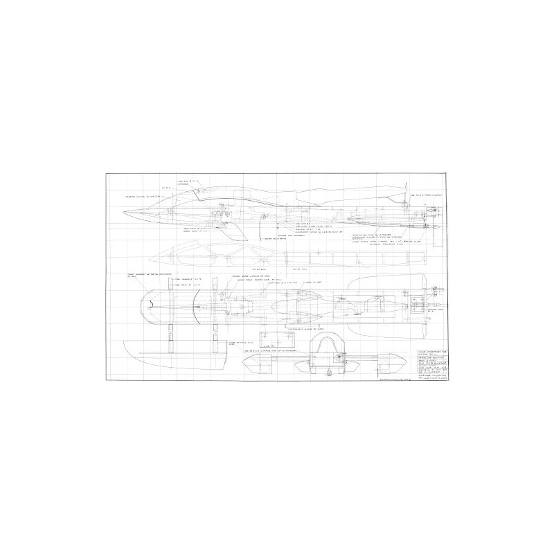 Plan du bateau Hydroplane 7-5