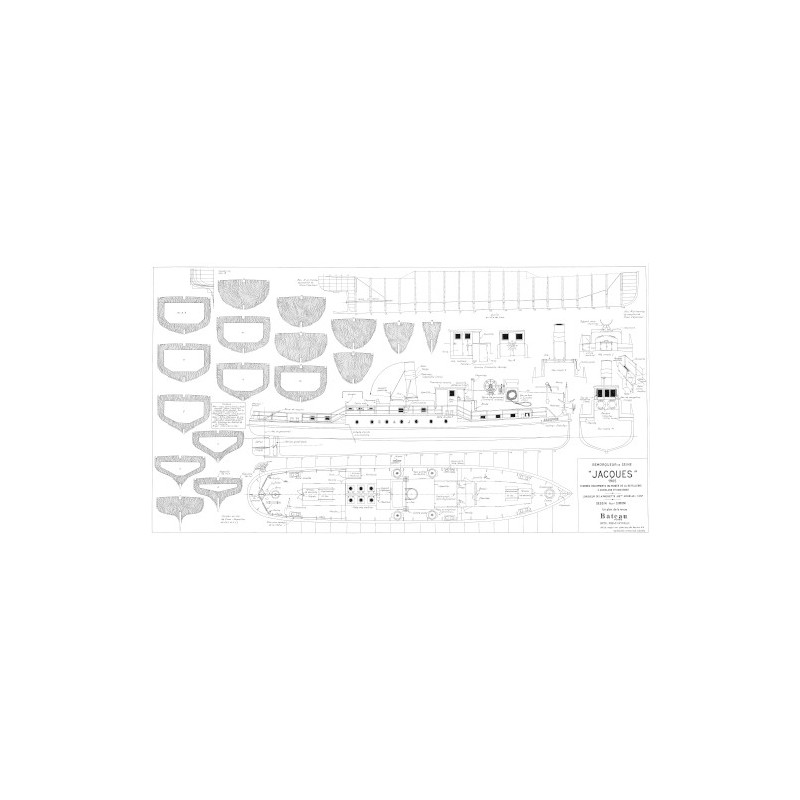 Plan du bateau Jacques
