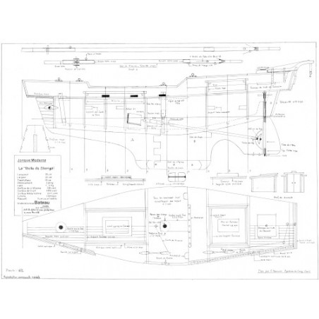 Plan du bateau Jonque