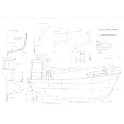 Plan du bateau Kanaouen Ar Mor