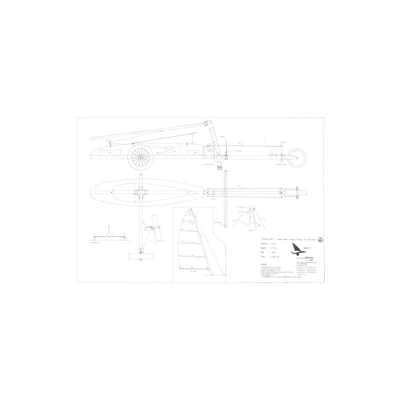 Plan du bateau Karr Avel
