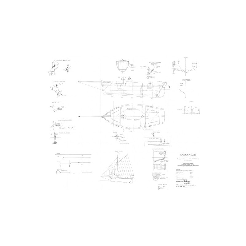 Plan du bateau Karreg Velen