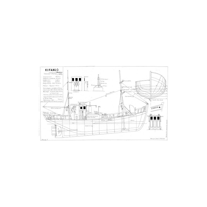 Plan du bateau Kifanlo