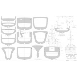 Plan du bateau La Curieuse
