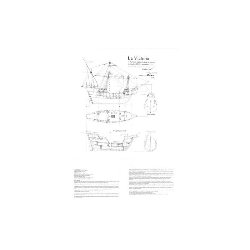 Plan du bateau La Victoria