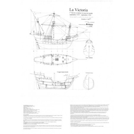 Plan du bateau La Victoria