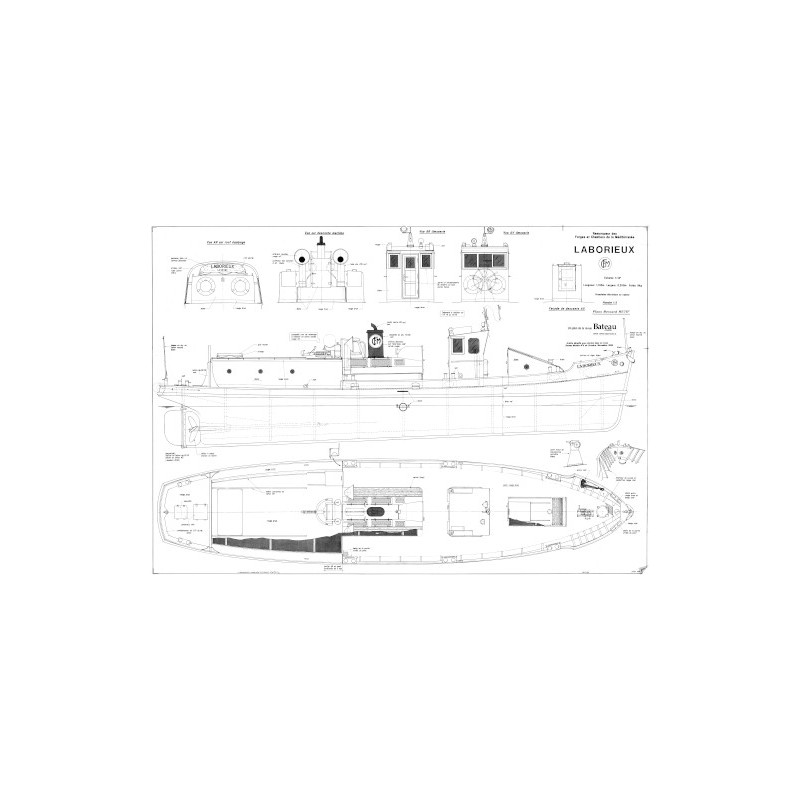Plan du bateau Laborieux