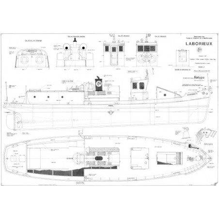 Plan du bateau Laborieux