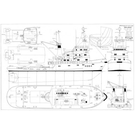 Plan du bateau Malabar