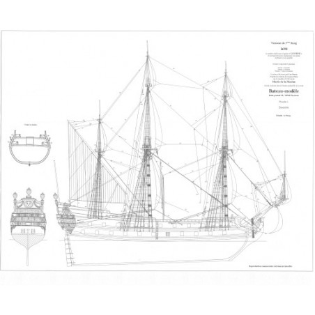 Plan du bateau La Licorne