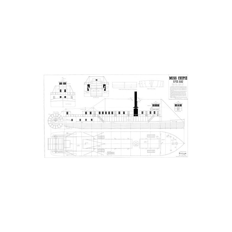 Plan du bateau Miss Chippie