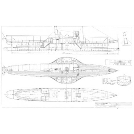 Plan du bateau Mont Blanc