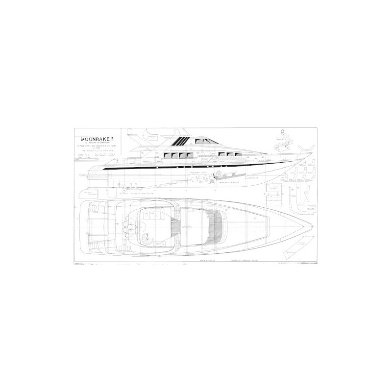 Plan du bateau Moonracker