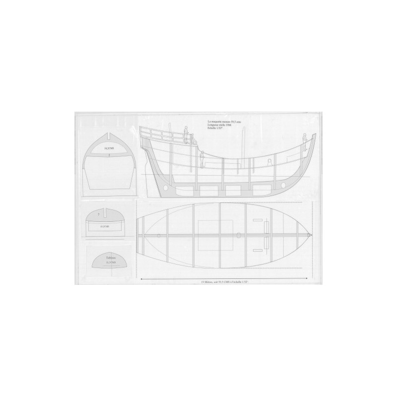 Plan du bateau Nina