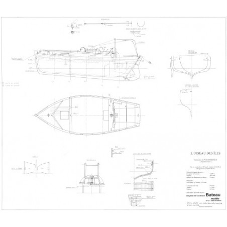 Plan du bateau Oiseau des Iles
