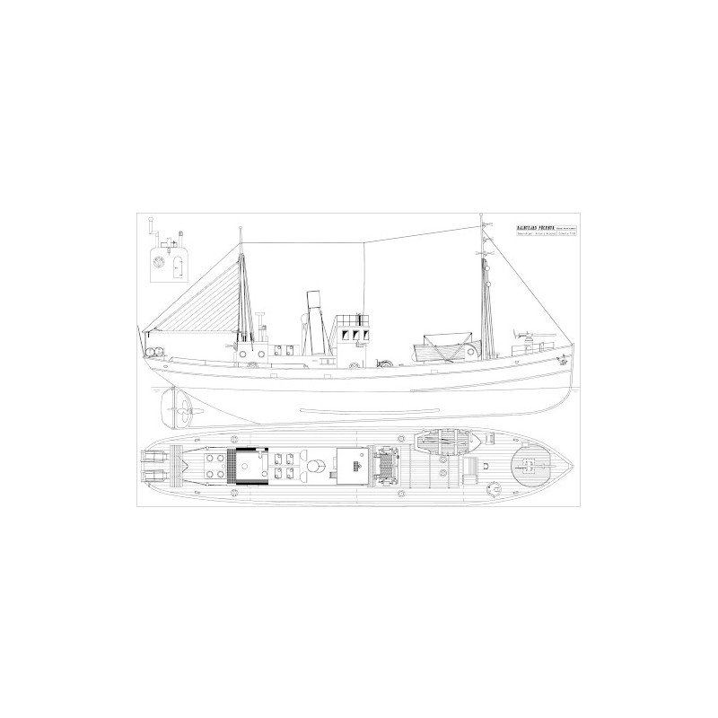Plan du bateau Osprey