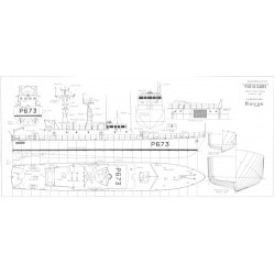 Plan du bateau Pertuisane
