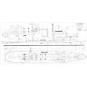 Plan du bateau Petrolier La Durance