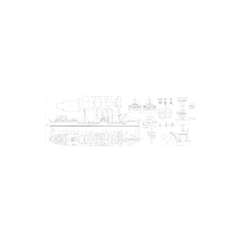 Plan du bateau Petrolier La Seine